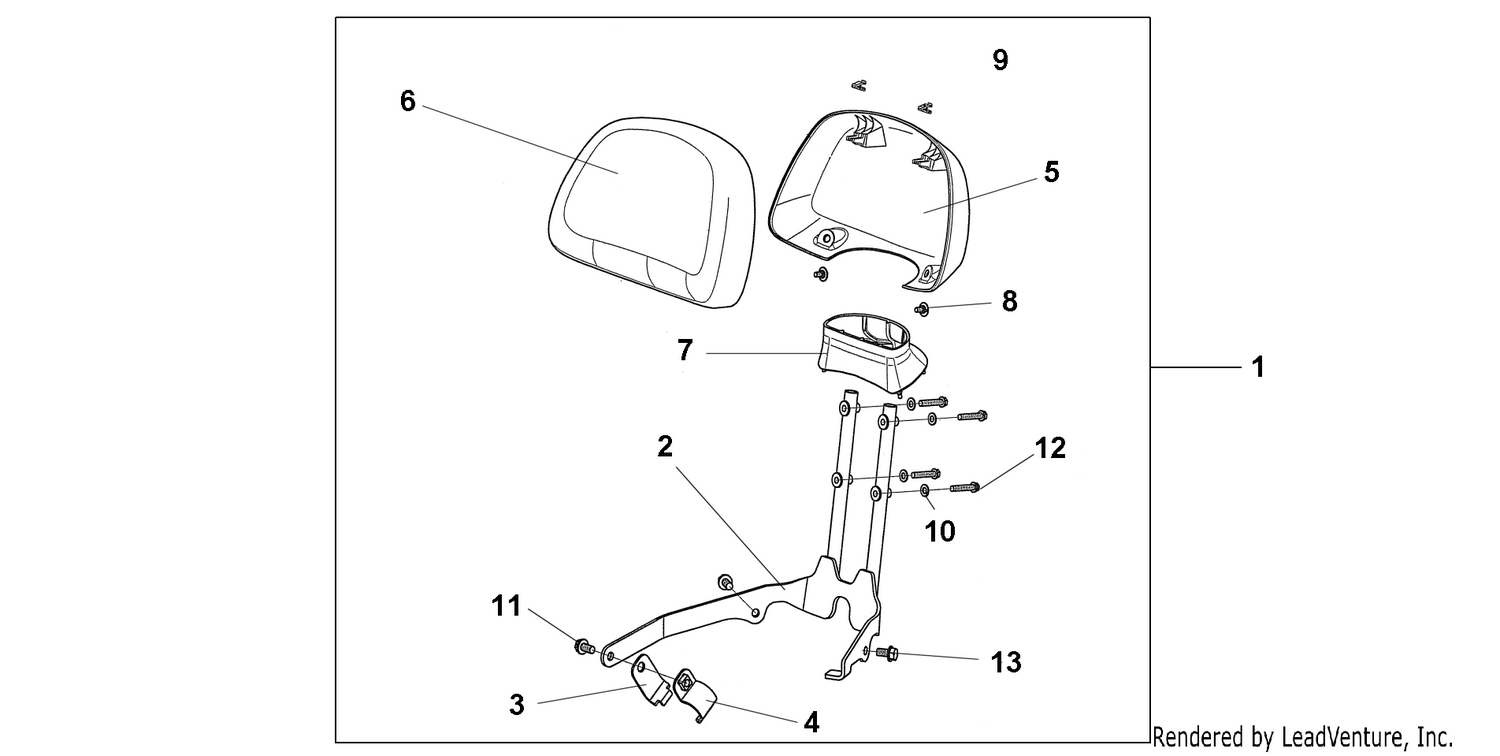 BACKREST *RP179P*