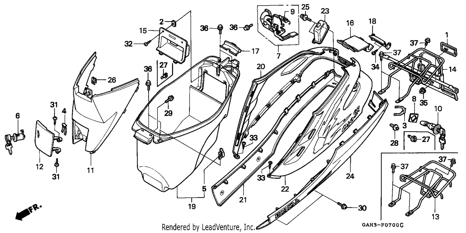 BODY COVER/LUGGAGE BOX/ LUGGAGE CARRIER