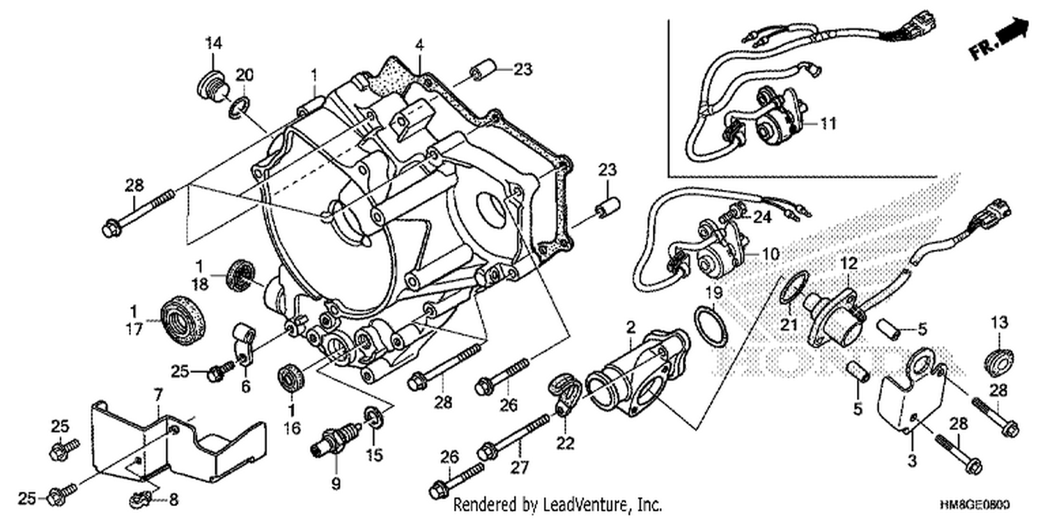  REAR CRANKCASE COVER