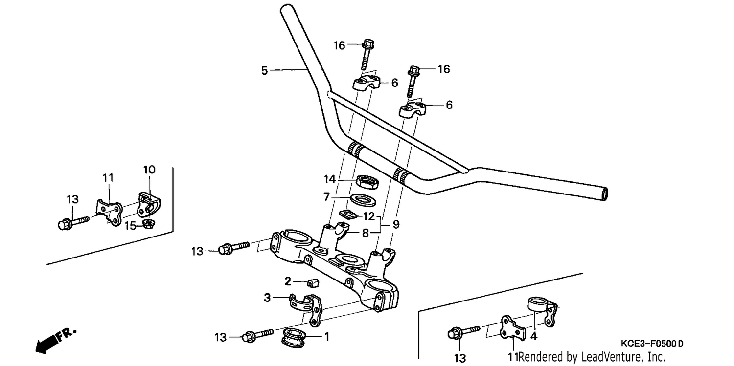 HANDLE PIPE/TOP BRIDGE