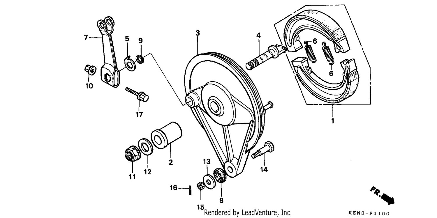 REAR BRAKE PANEL
