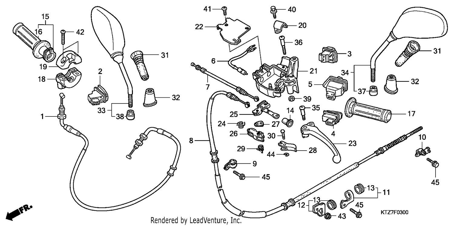 HANDLE LEVER/SWITCH/CABLE