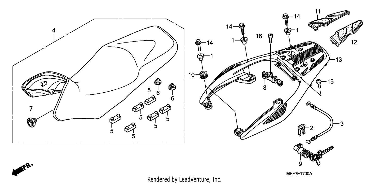 SEAT/REAR CARRIER