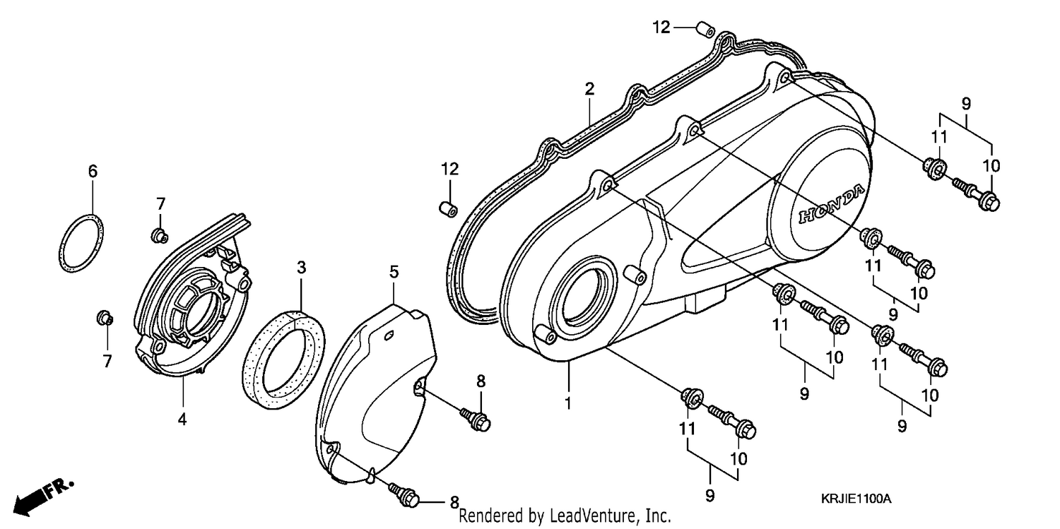 LEFT CRANKCASE COVER