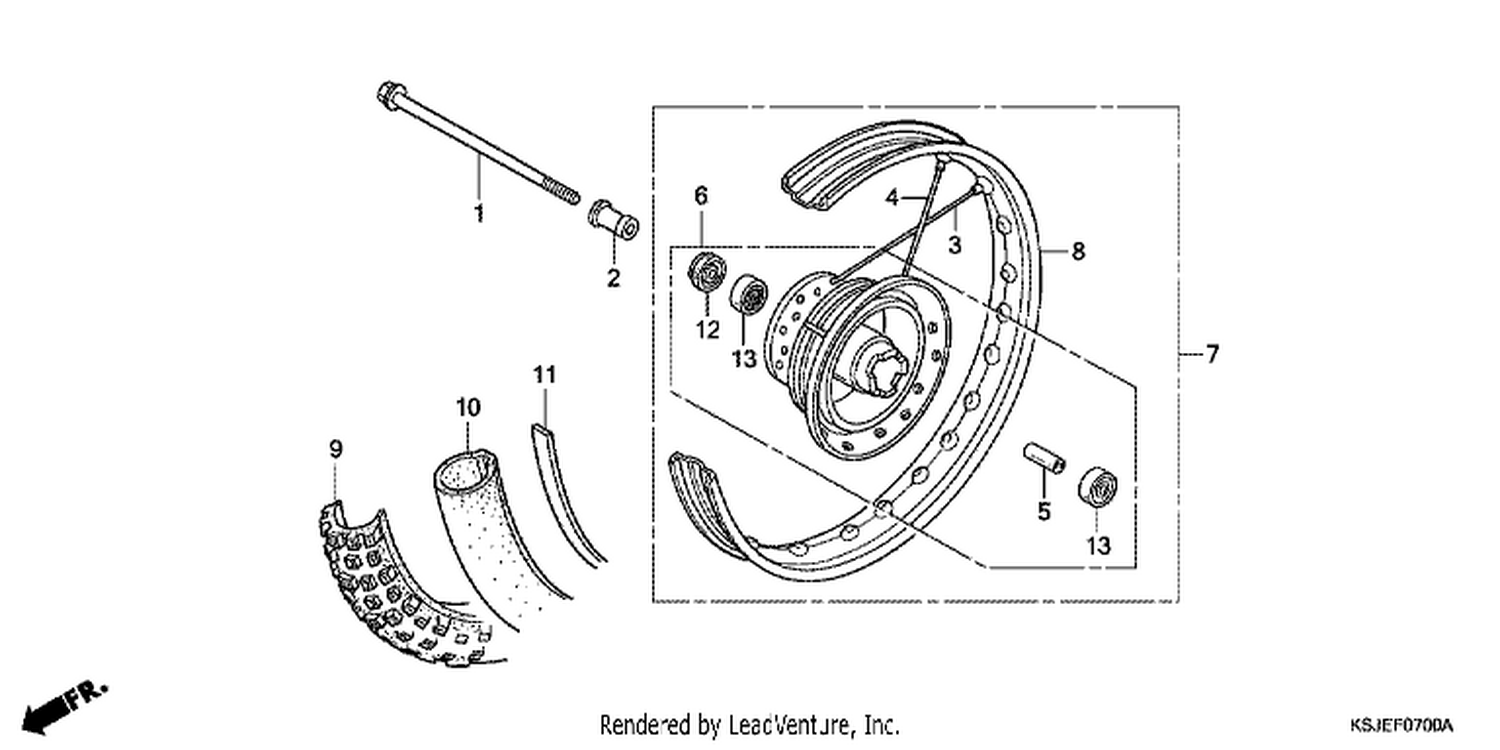  FRONT WHEEL