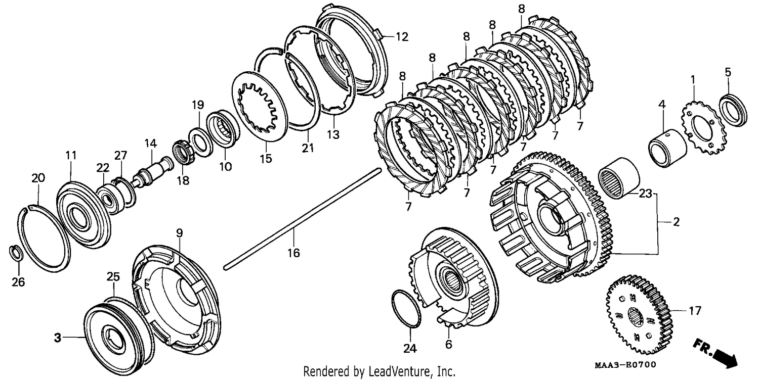 CLUTCH (VT1100CS/CT)