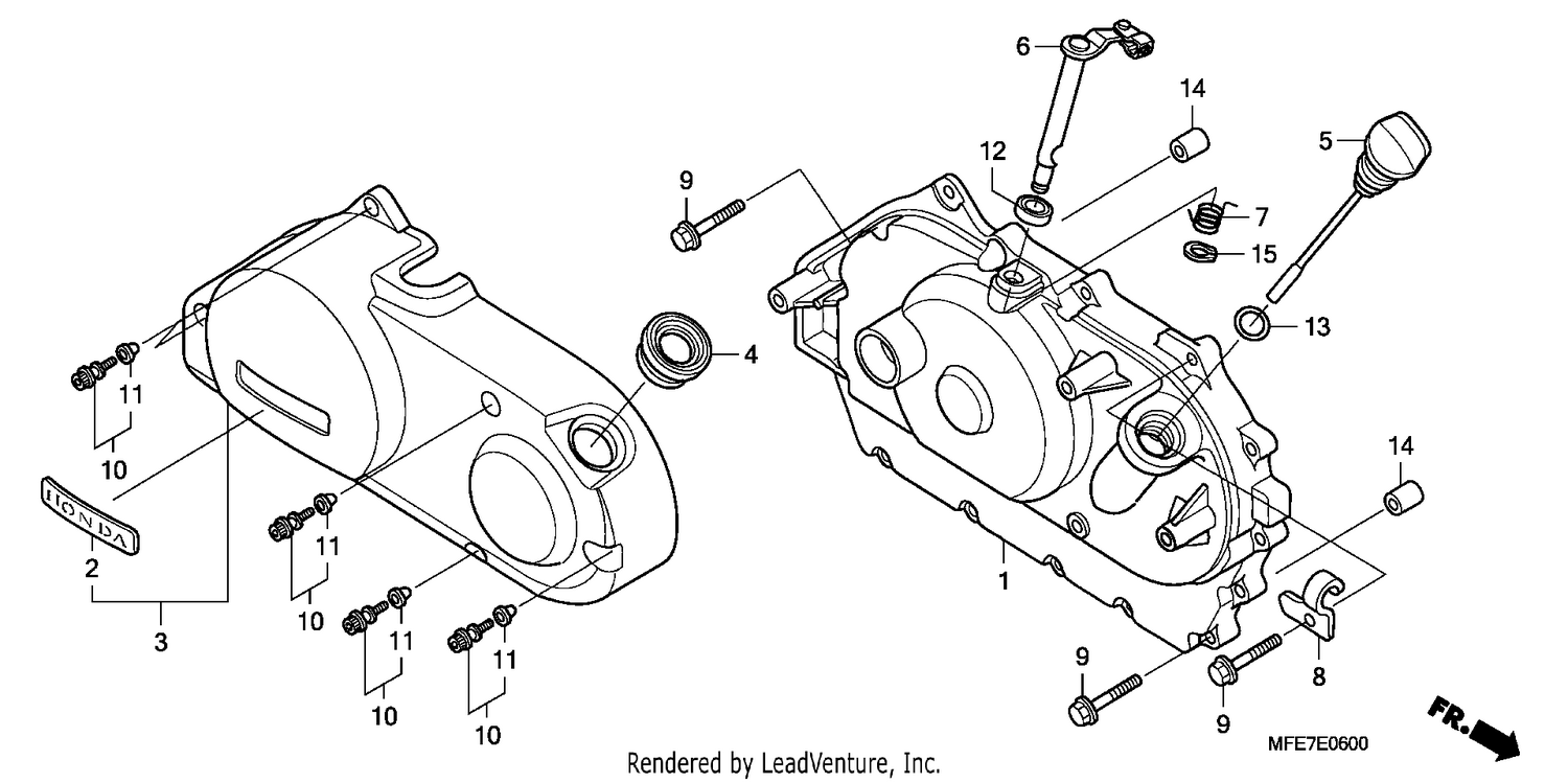 RIGHT CRANKCASE COVER