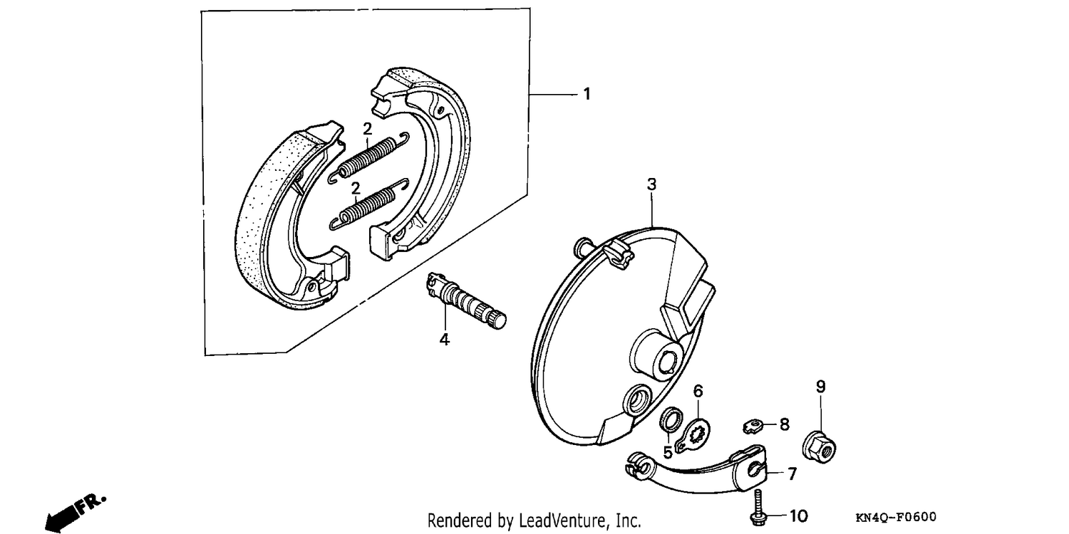 FRONT BRAKE PANEL