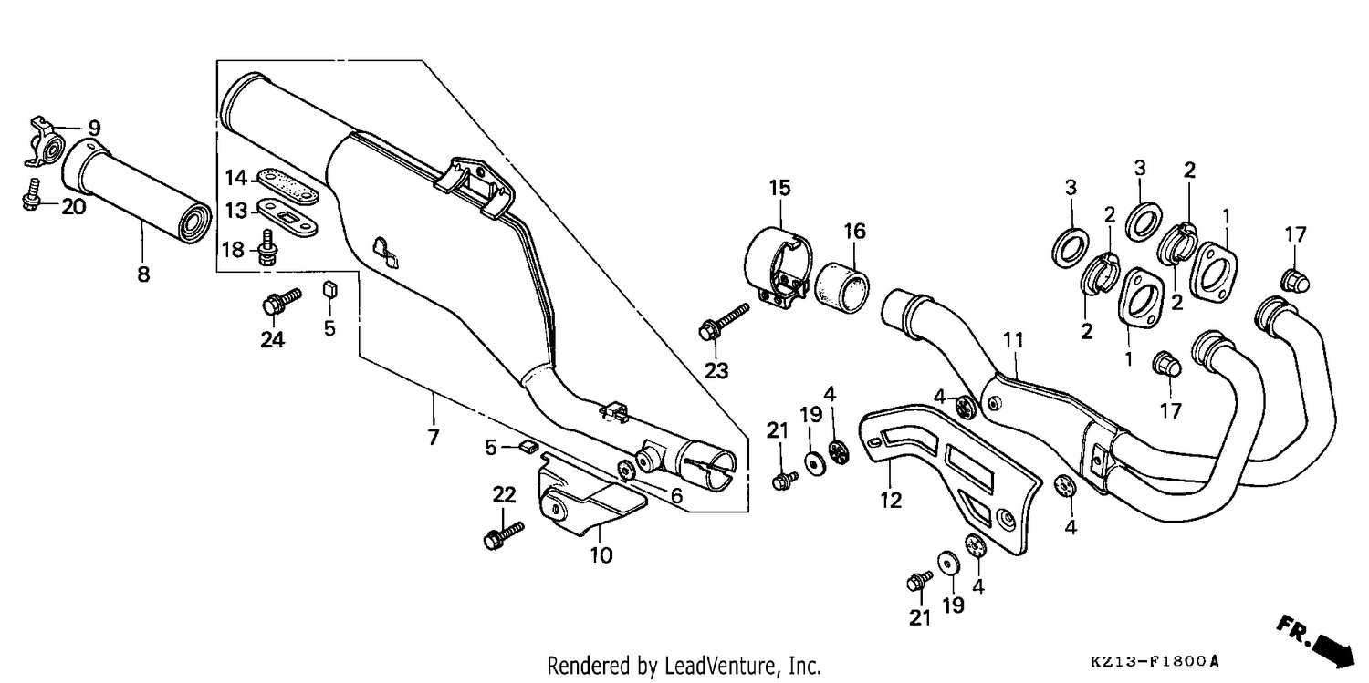 EXHAUST MUFFLER