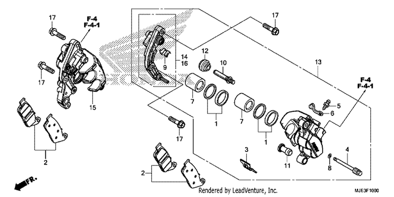  FRONT BRAKE CALI PER