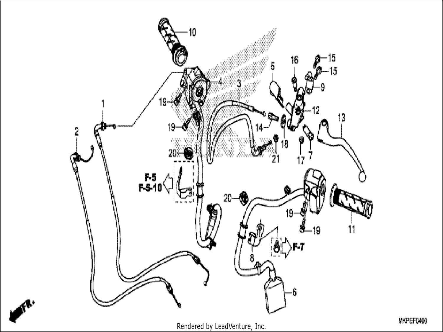  HANDLE LEVER/SWITCH/CABLE