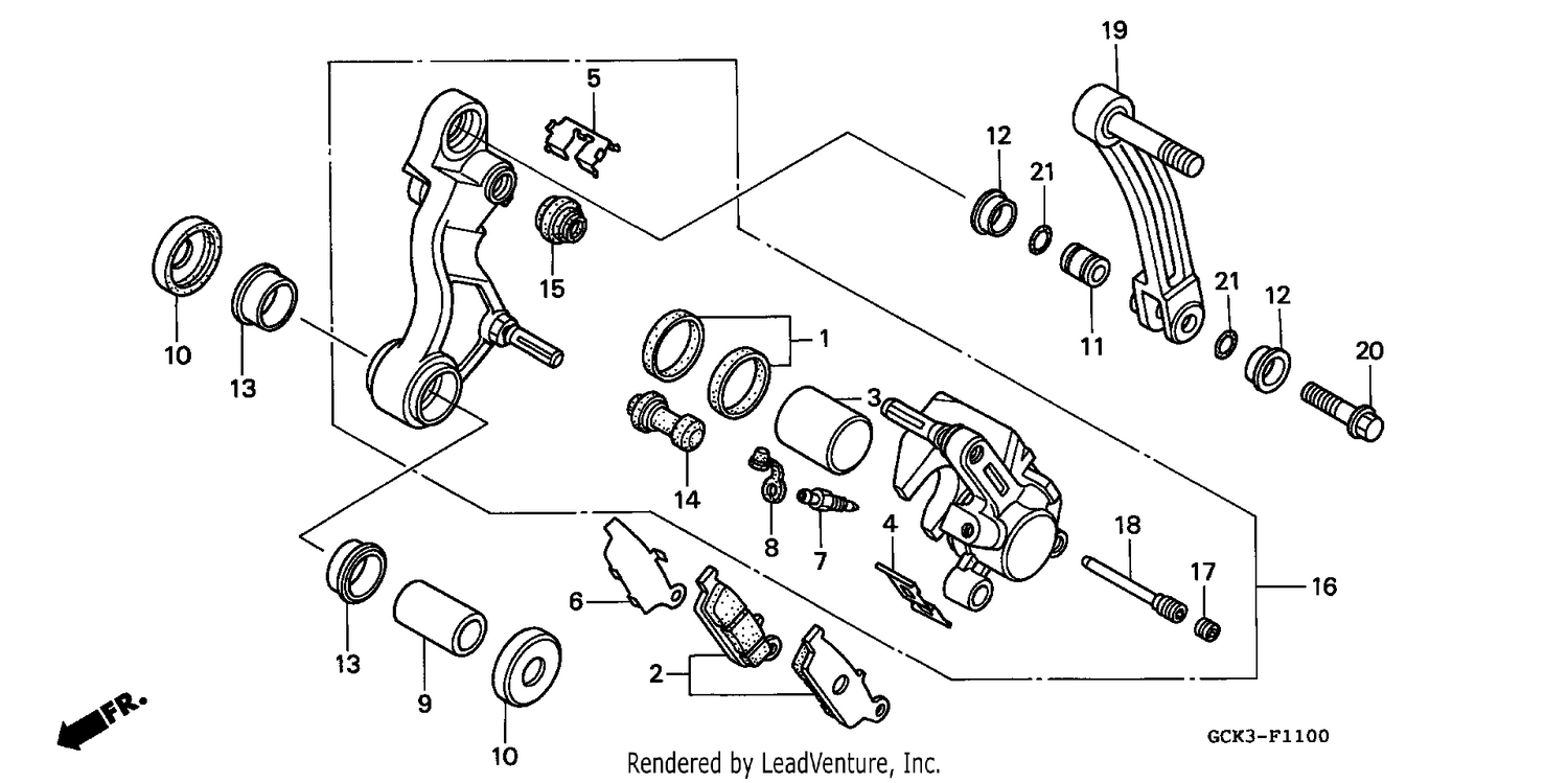 FRONT BRAKE CALIPER