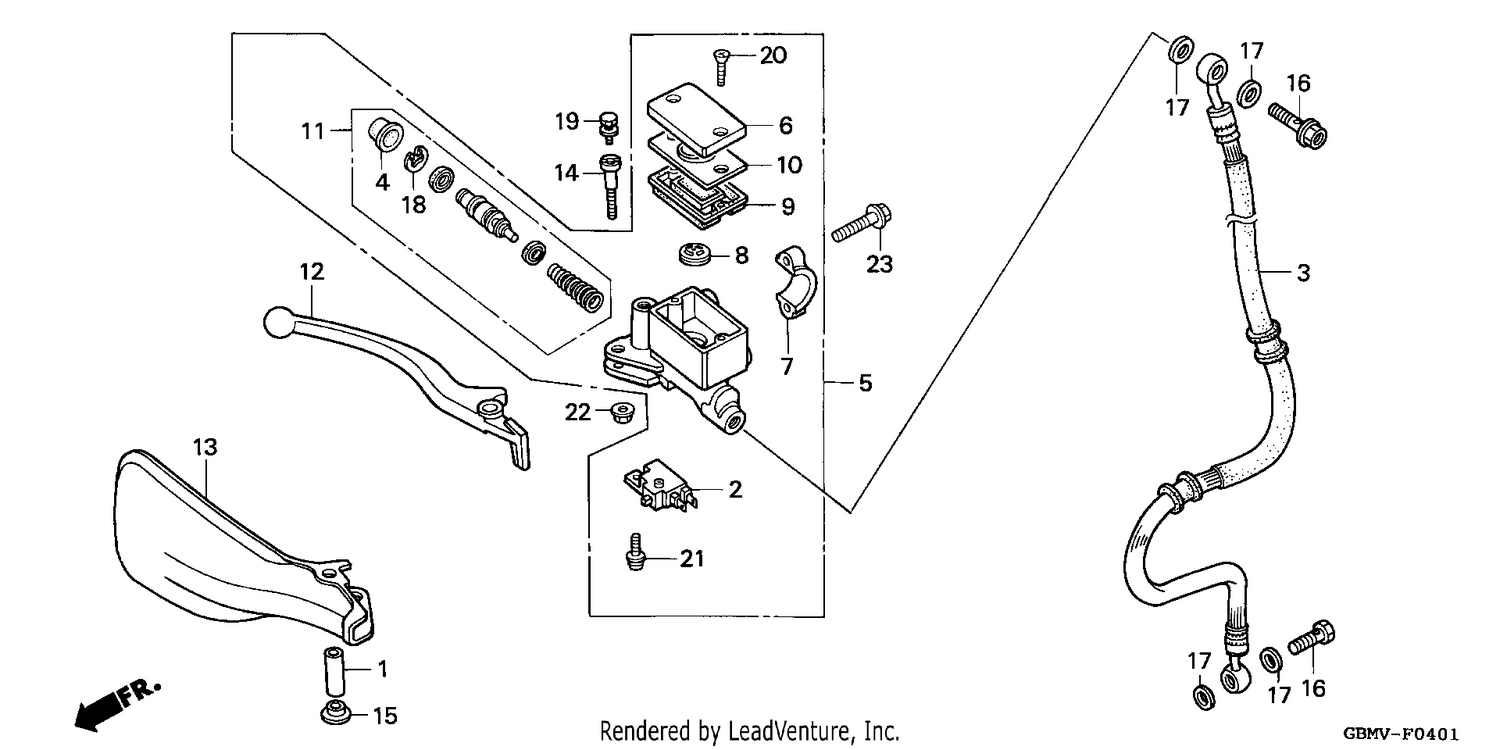 FR. BRAKE MASTER CYLINDER (2)