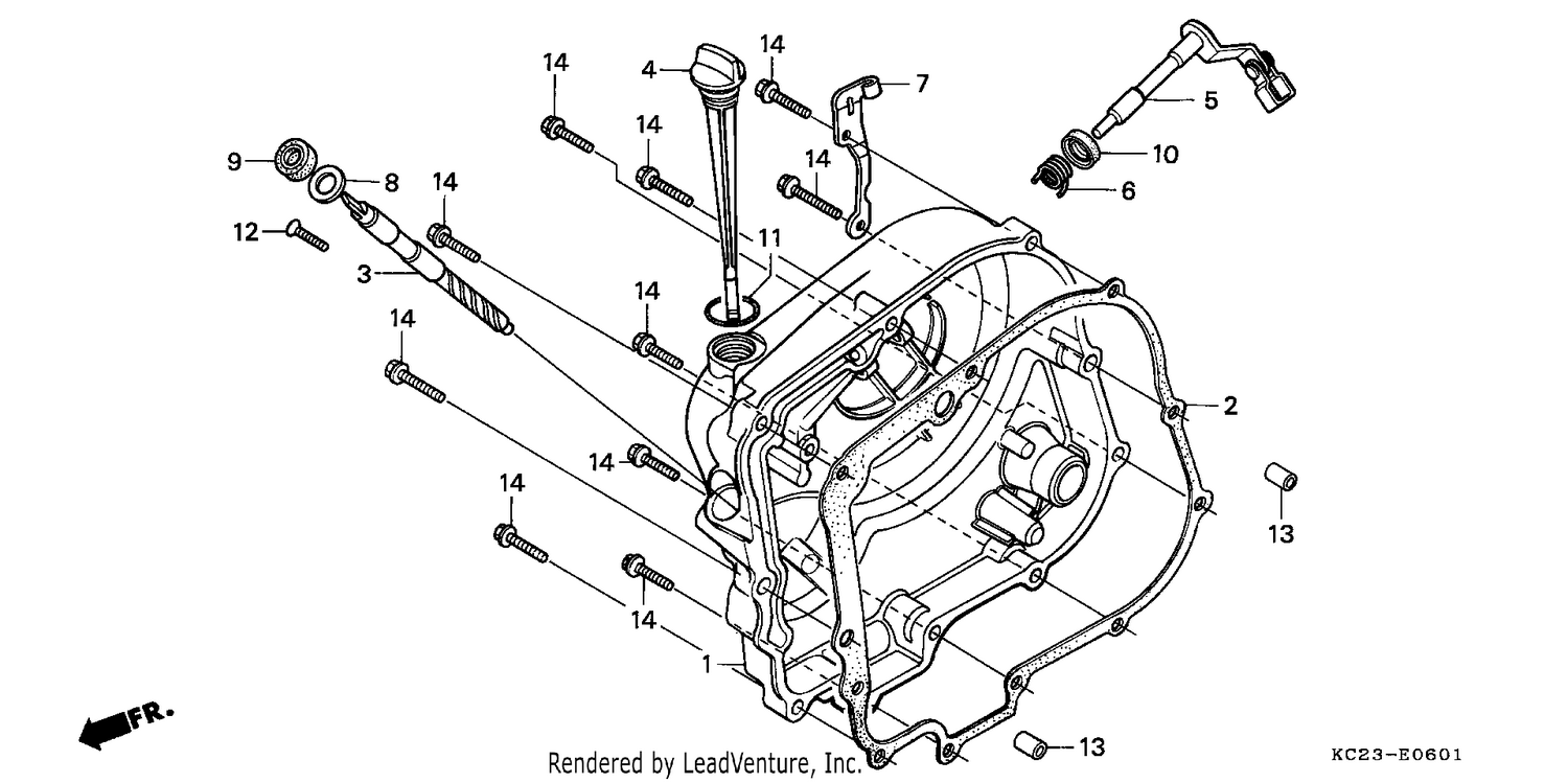 RIGHT CRANKCASE COVER (SI)