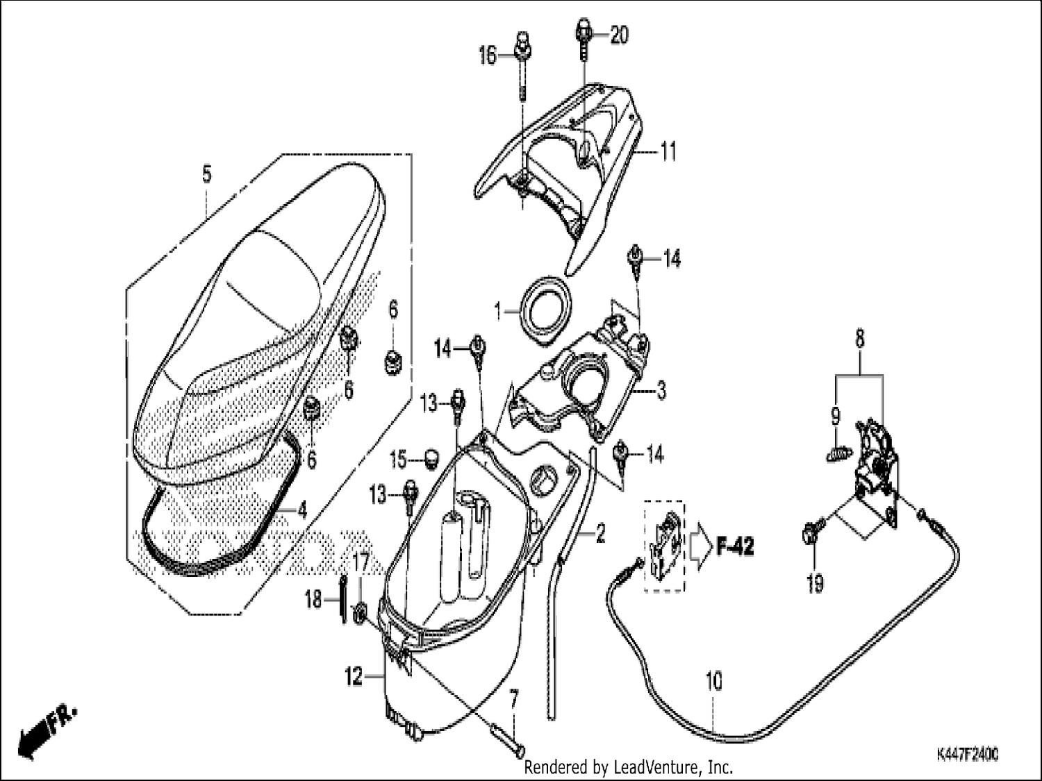  SEAT/LUGGAGE BOX