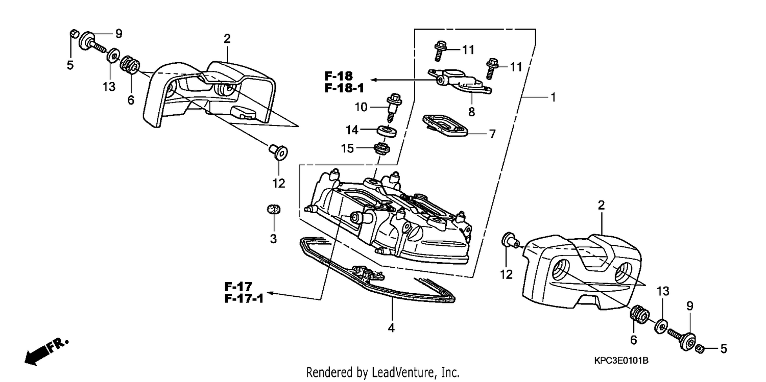 REAR CYLINDER HEAD COVER