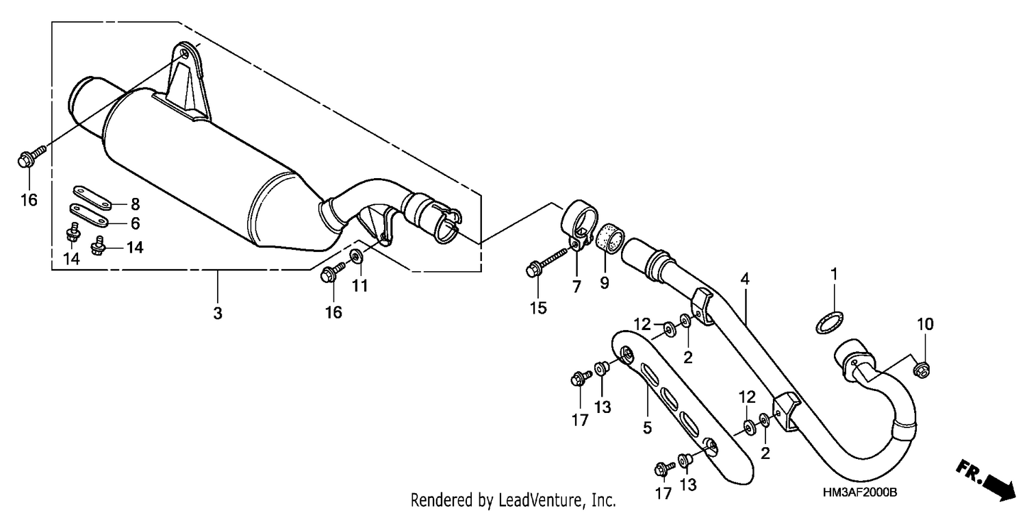 EXHAUST MUFFLER