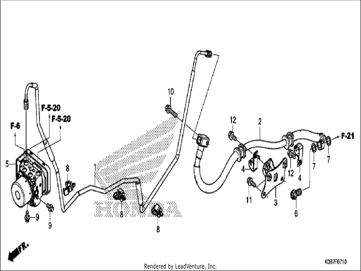  10 REAR BRAKE PIPE