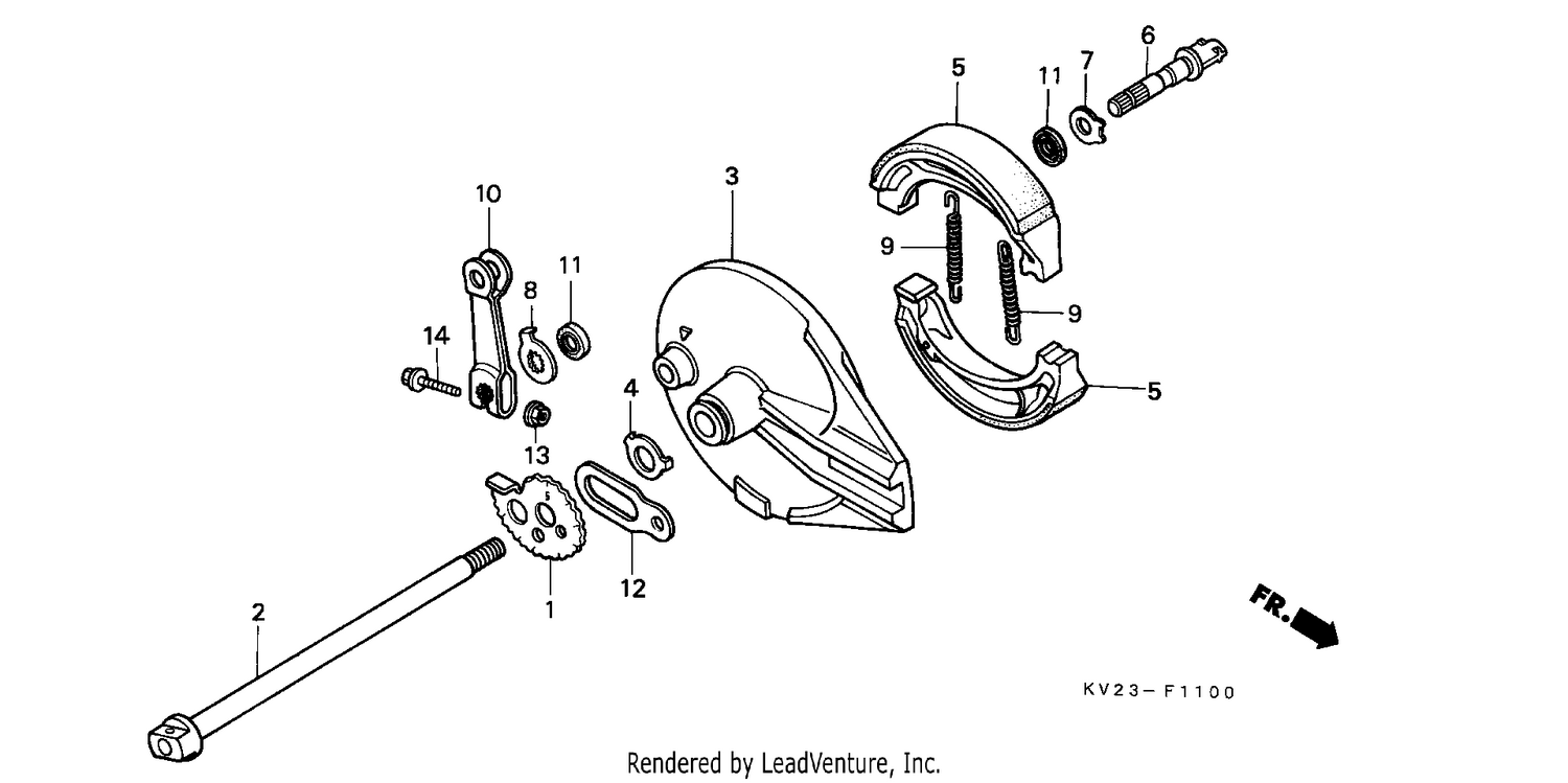 REAR BRAKE PANEL