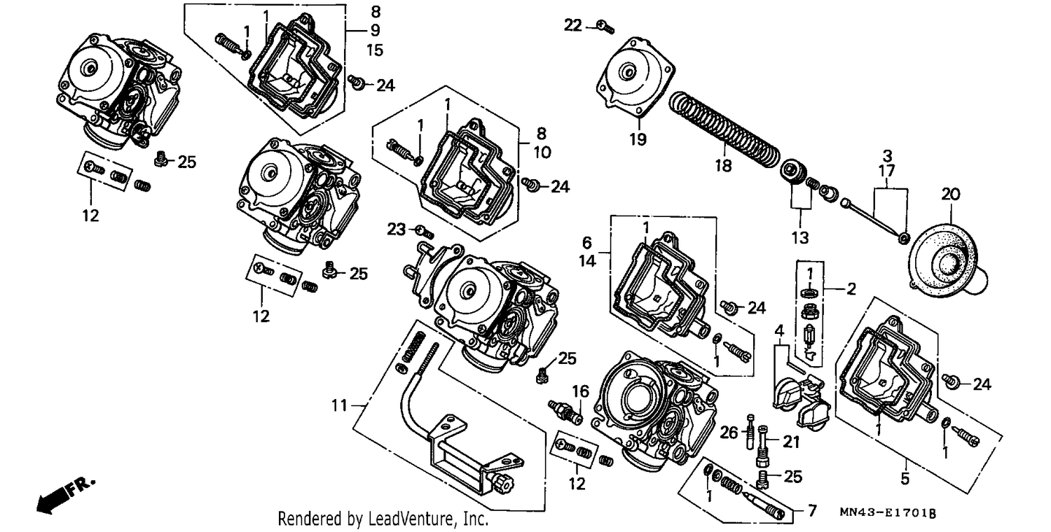 CARBURETOR (COMPONENT PARTS)