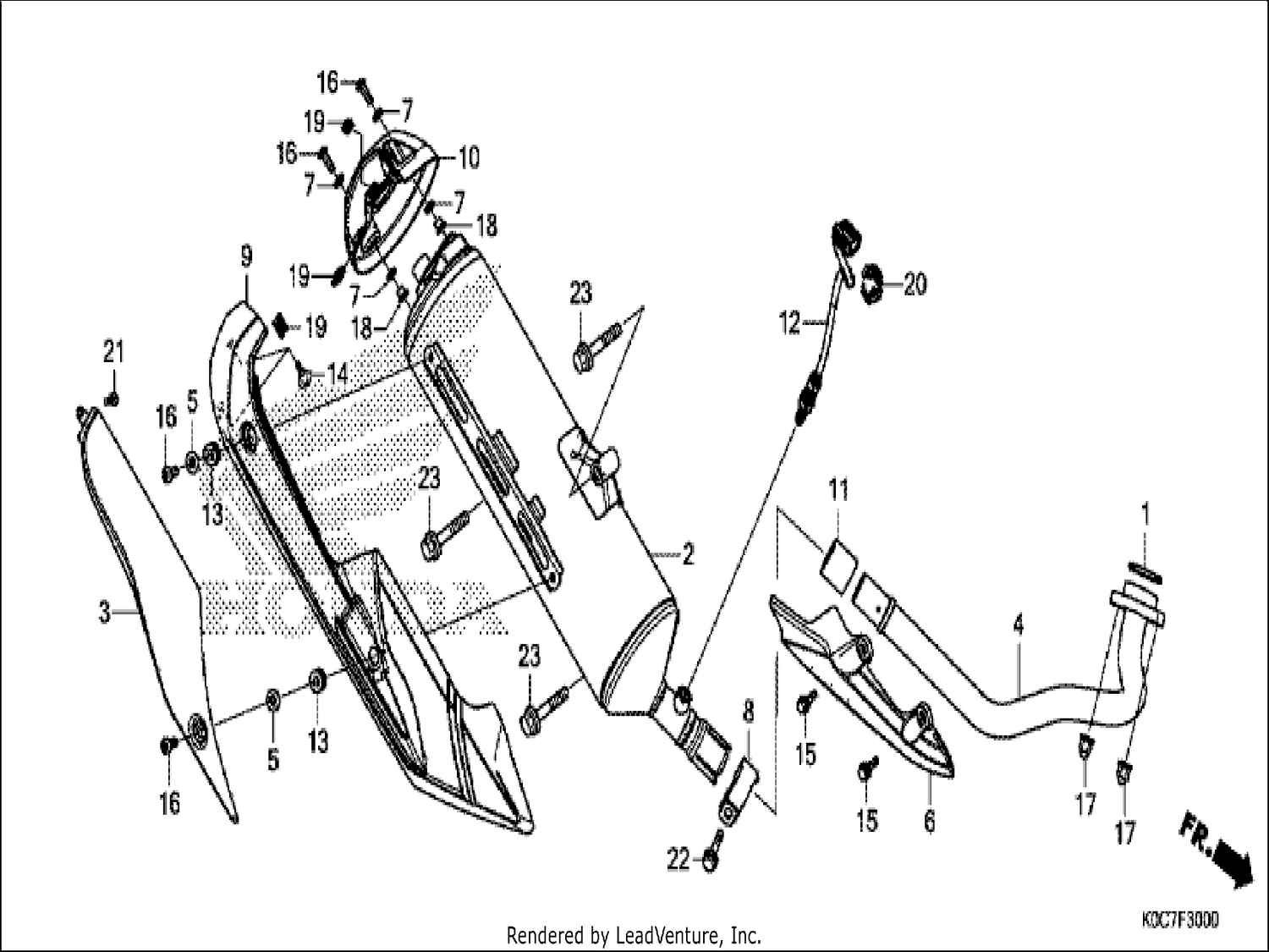  EXHAUST MUFFLER
