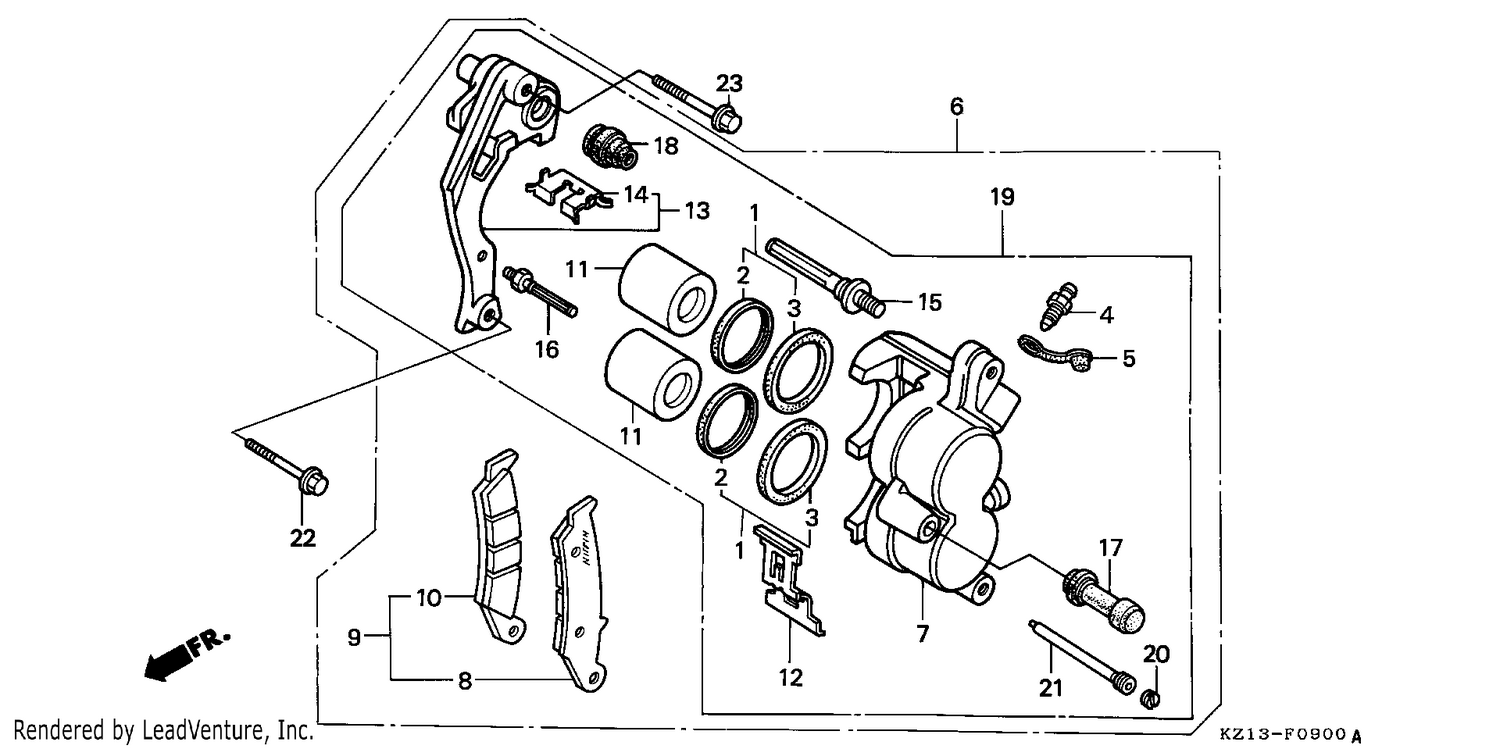 FRONT BRAKE CALIPER