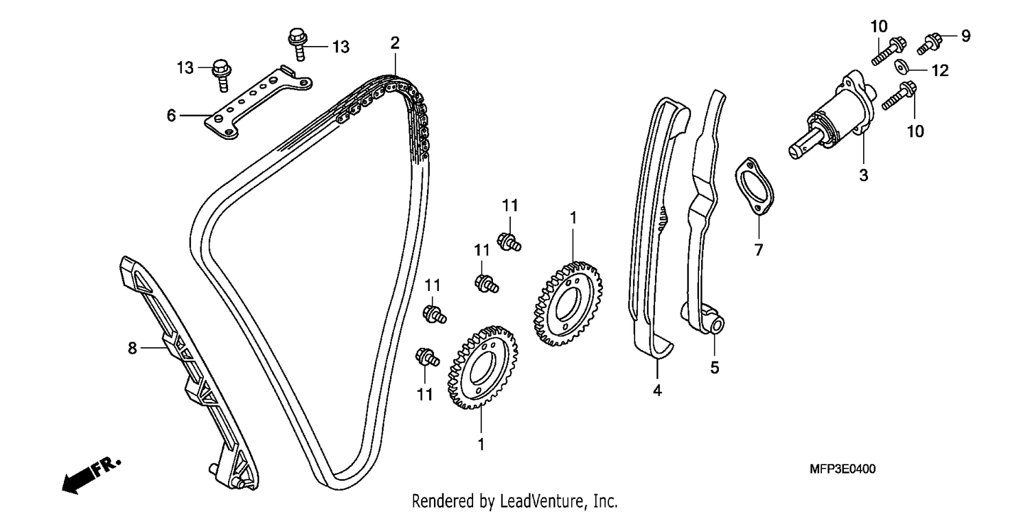 CAM CHAIN/TENSIONER