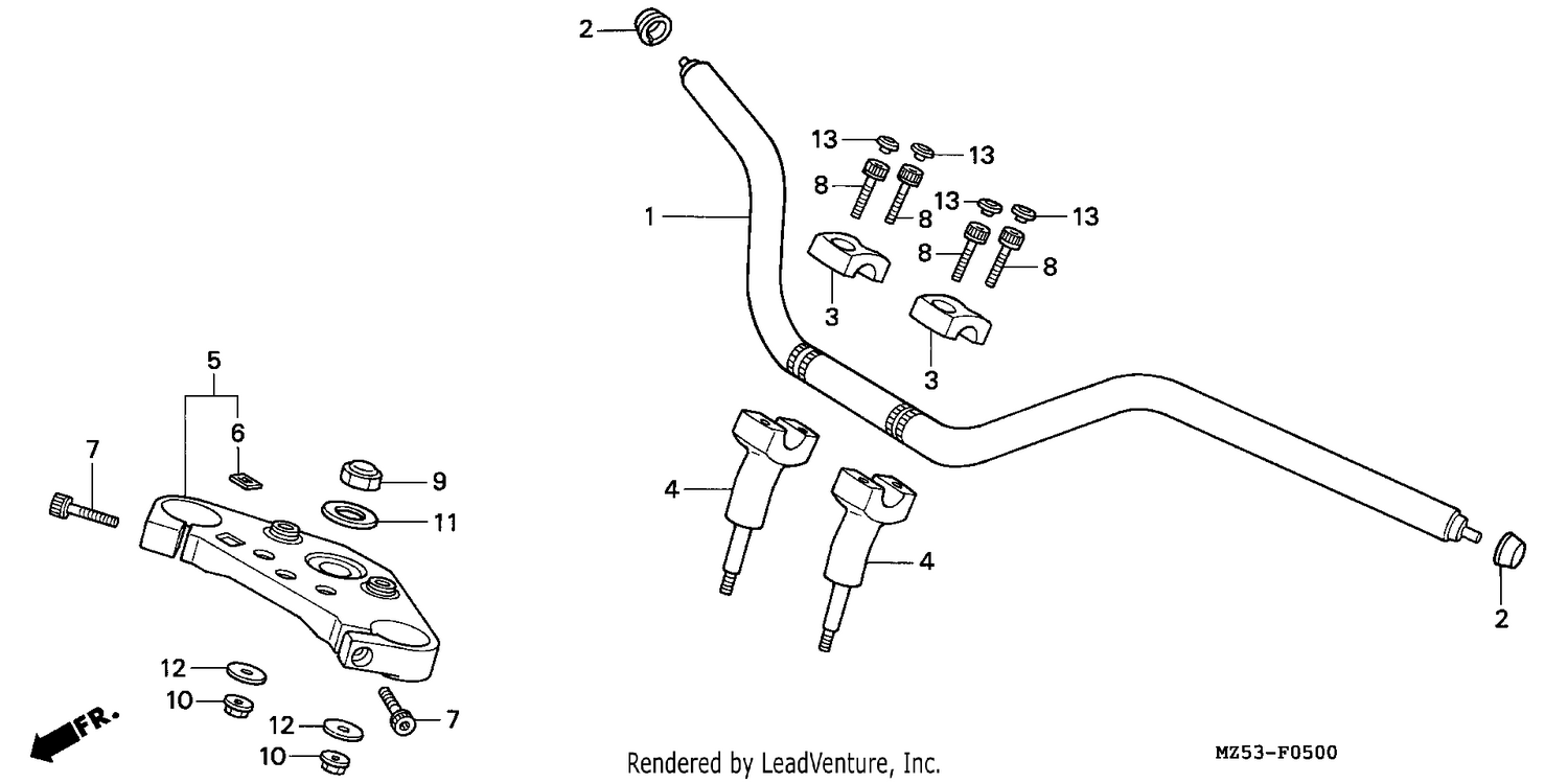 HANDLE PIPE/TOP BRIDGE