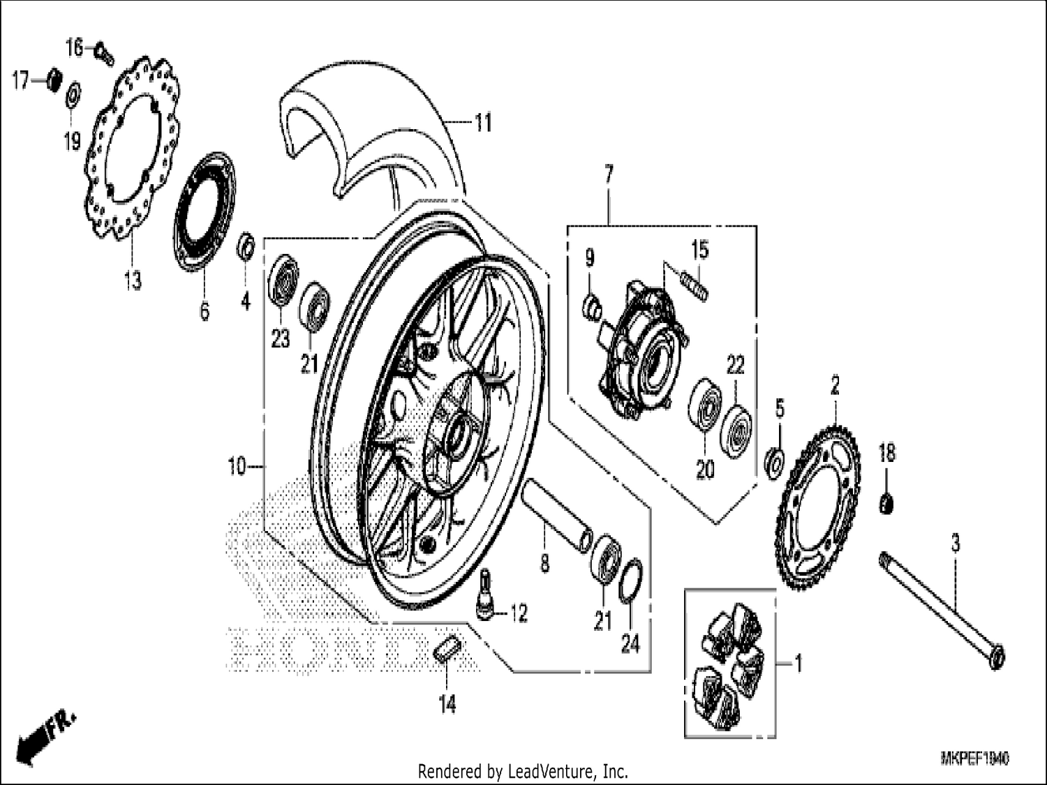  40 REAR WHEEL