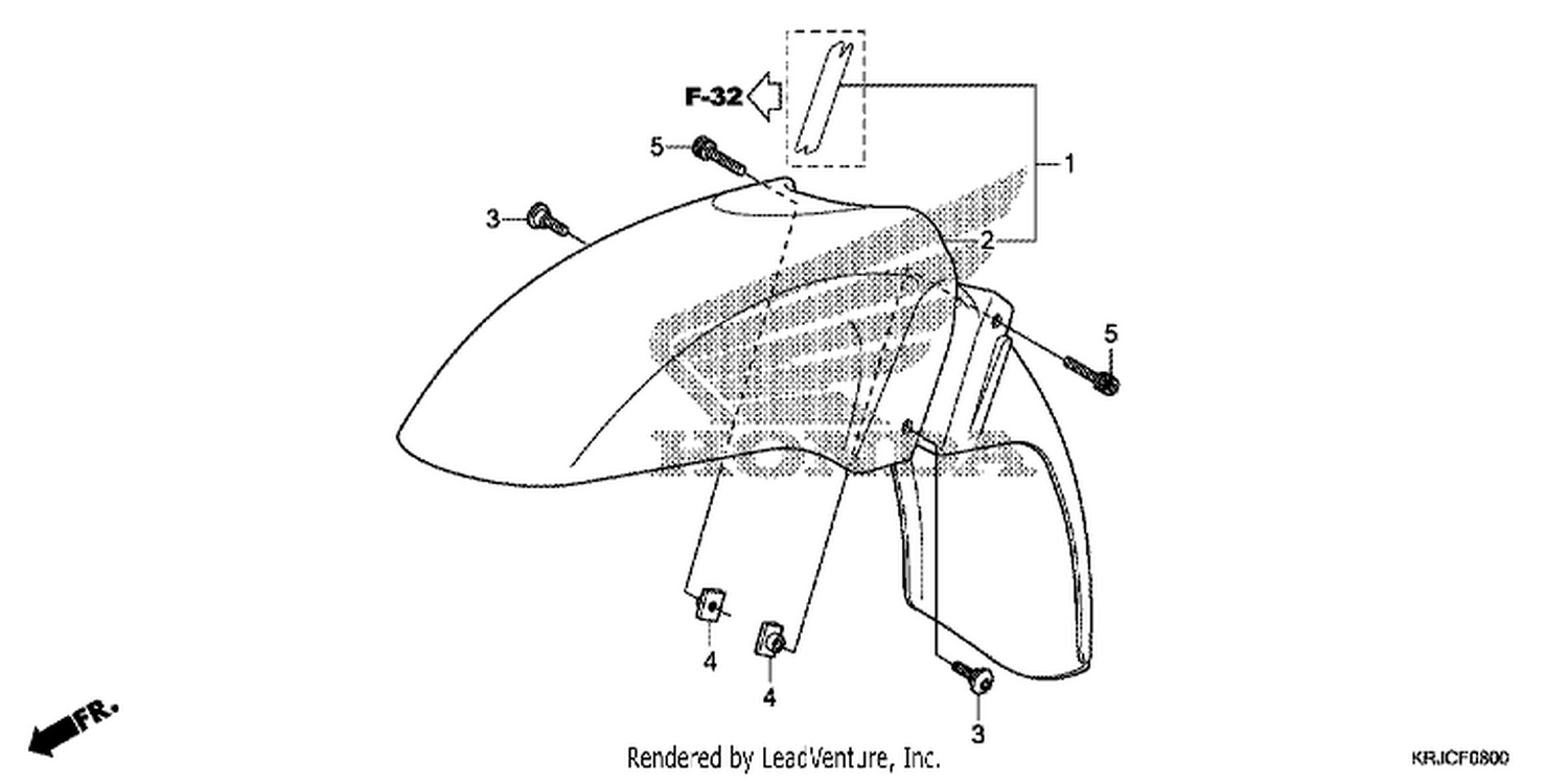  FRONT FENDER