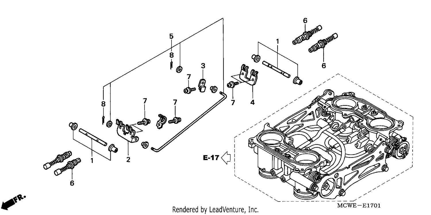 THROTTLE BODY (COMPONENT PARTS)
