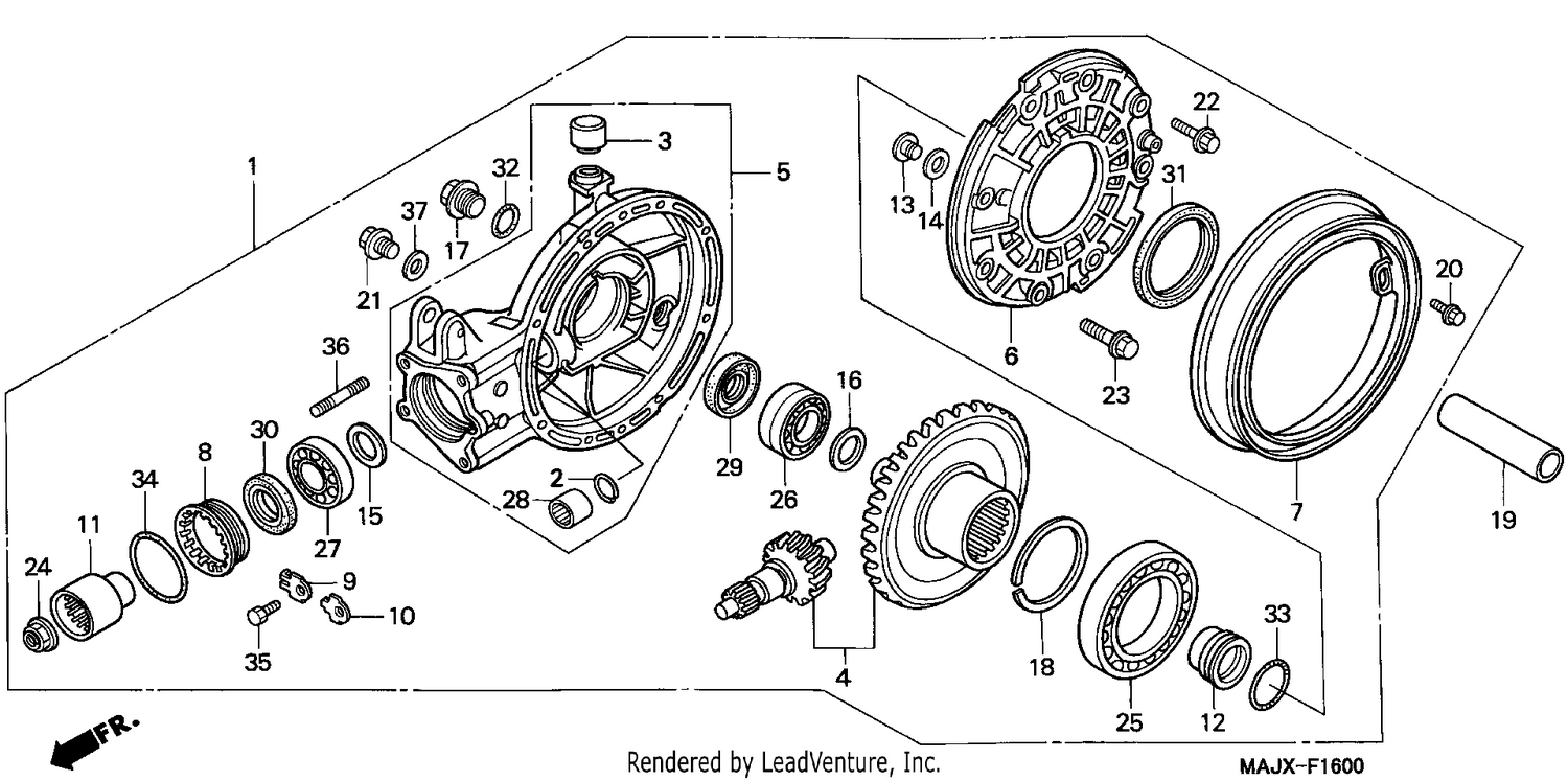 FINAL DRIVEN GEAR (ST1100)