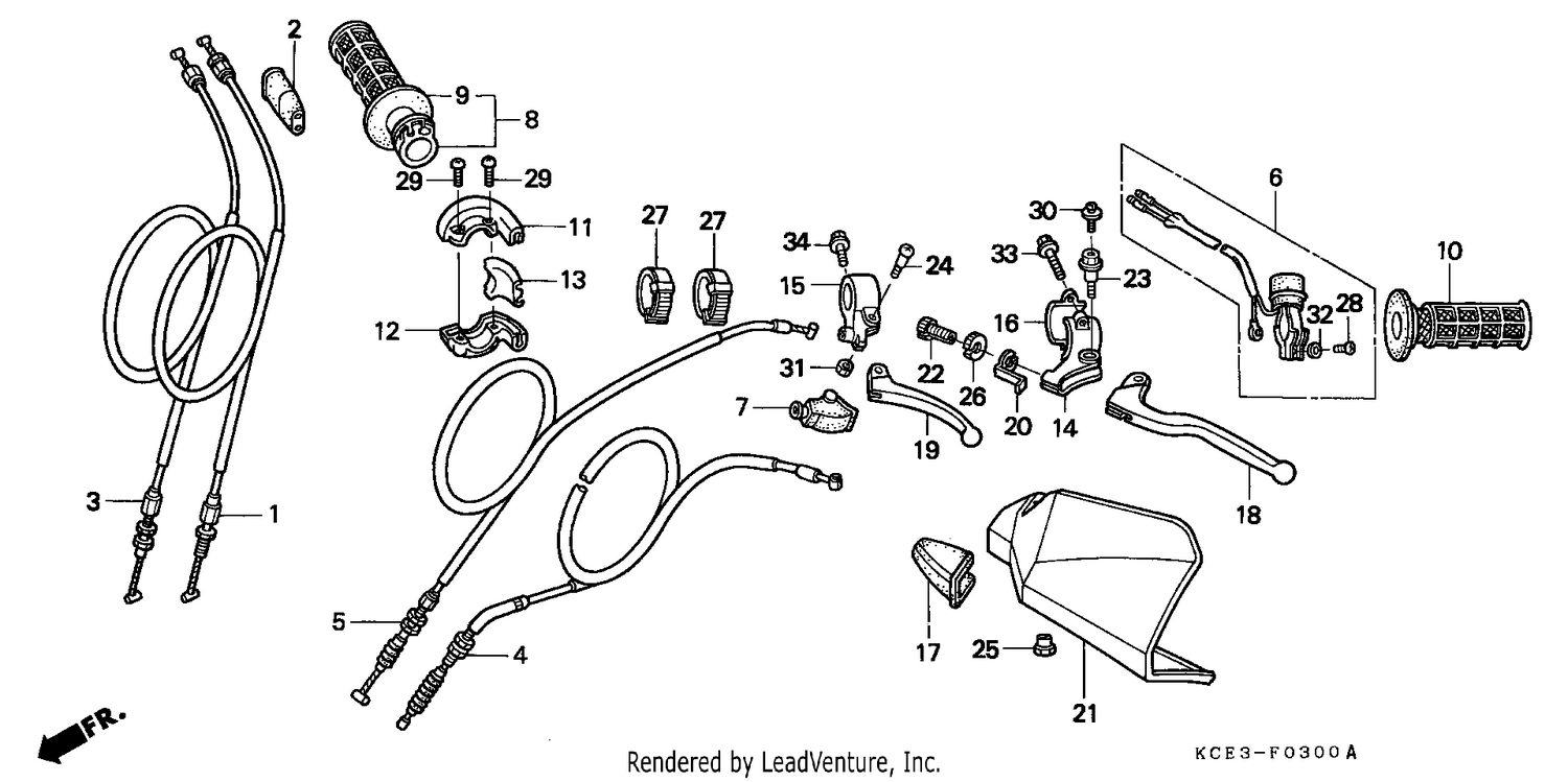 HANDLE LEVER/SWITCH/CABLE (CM)