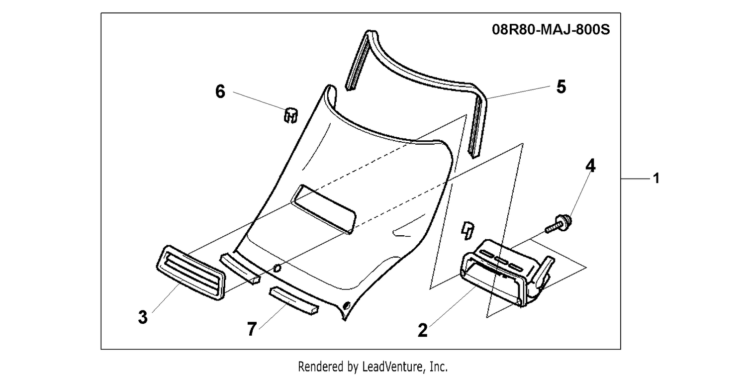 WIND SHIELD KIT