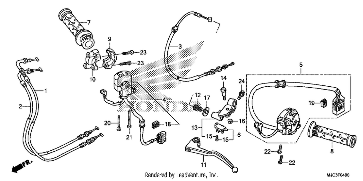  HANDLE LEVER/SWITCH/CABLE