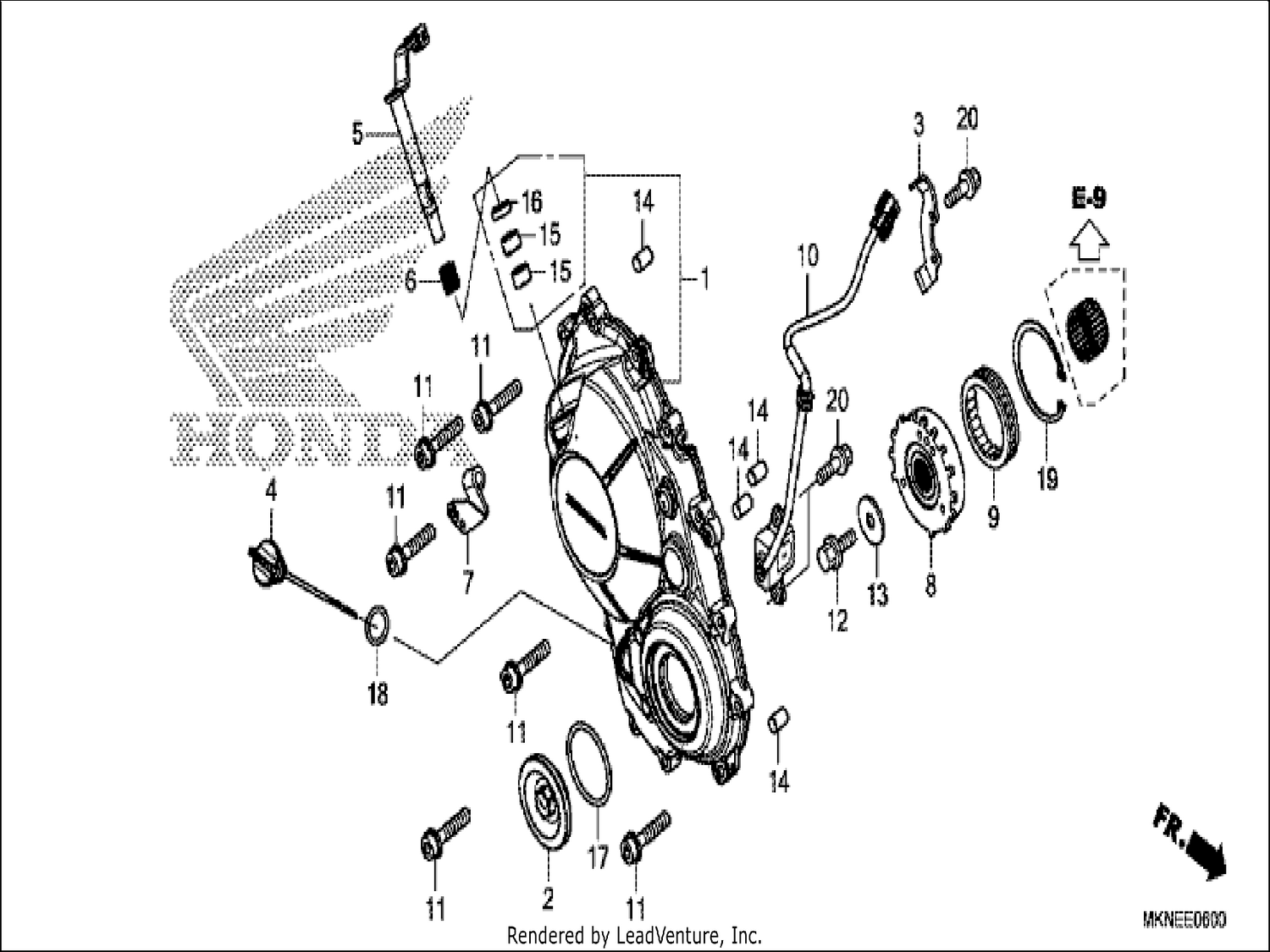  RIGHT CRANKCASE COVER