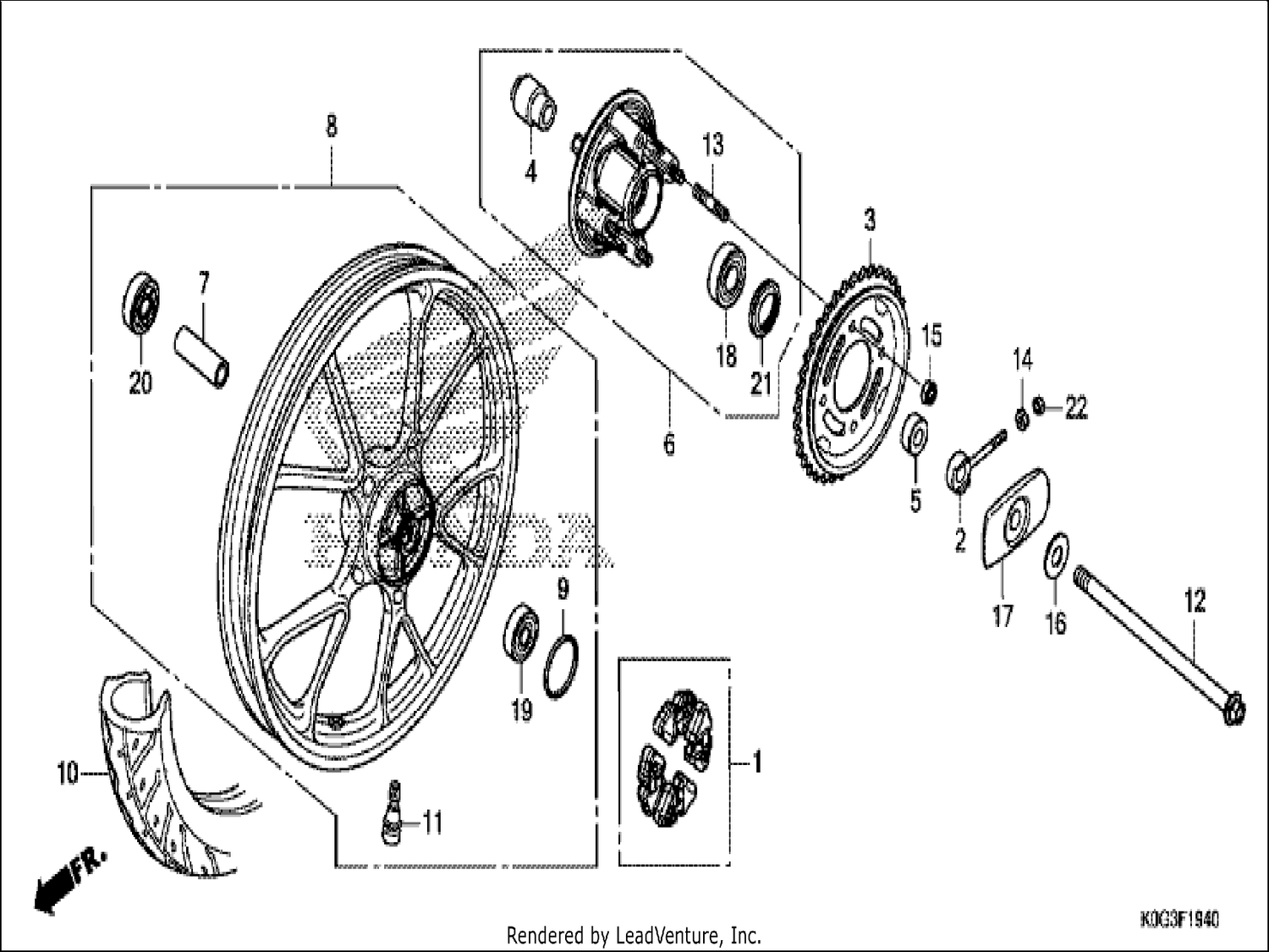  40 REAR WHEEL