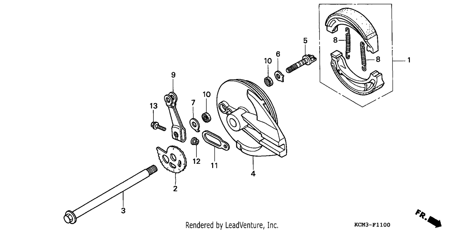 REAR BRAKE PANEL