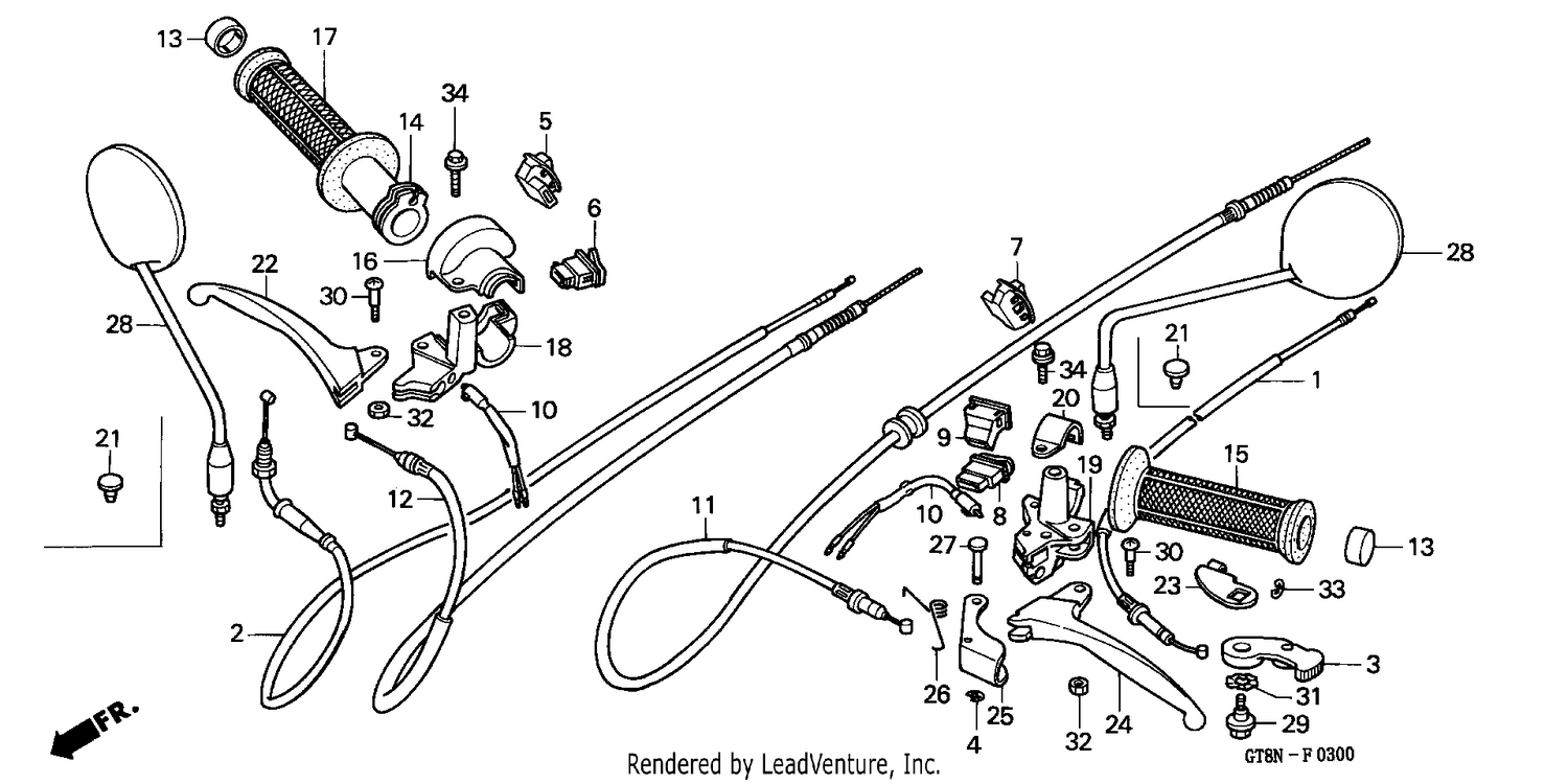 HANDLE LEVER/SWITCH/CABLE