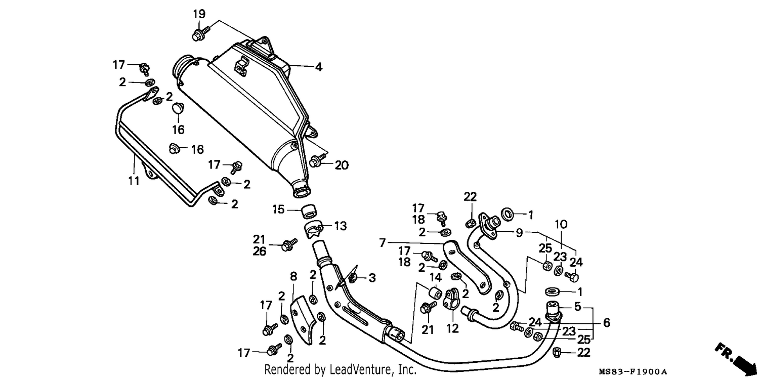 EXHAUST MUFFLER