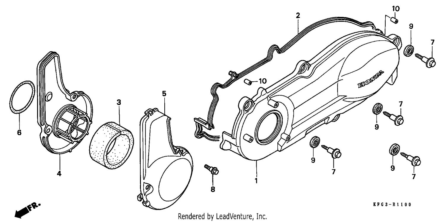 LEFT CRANKCASE COVER