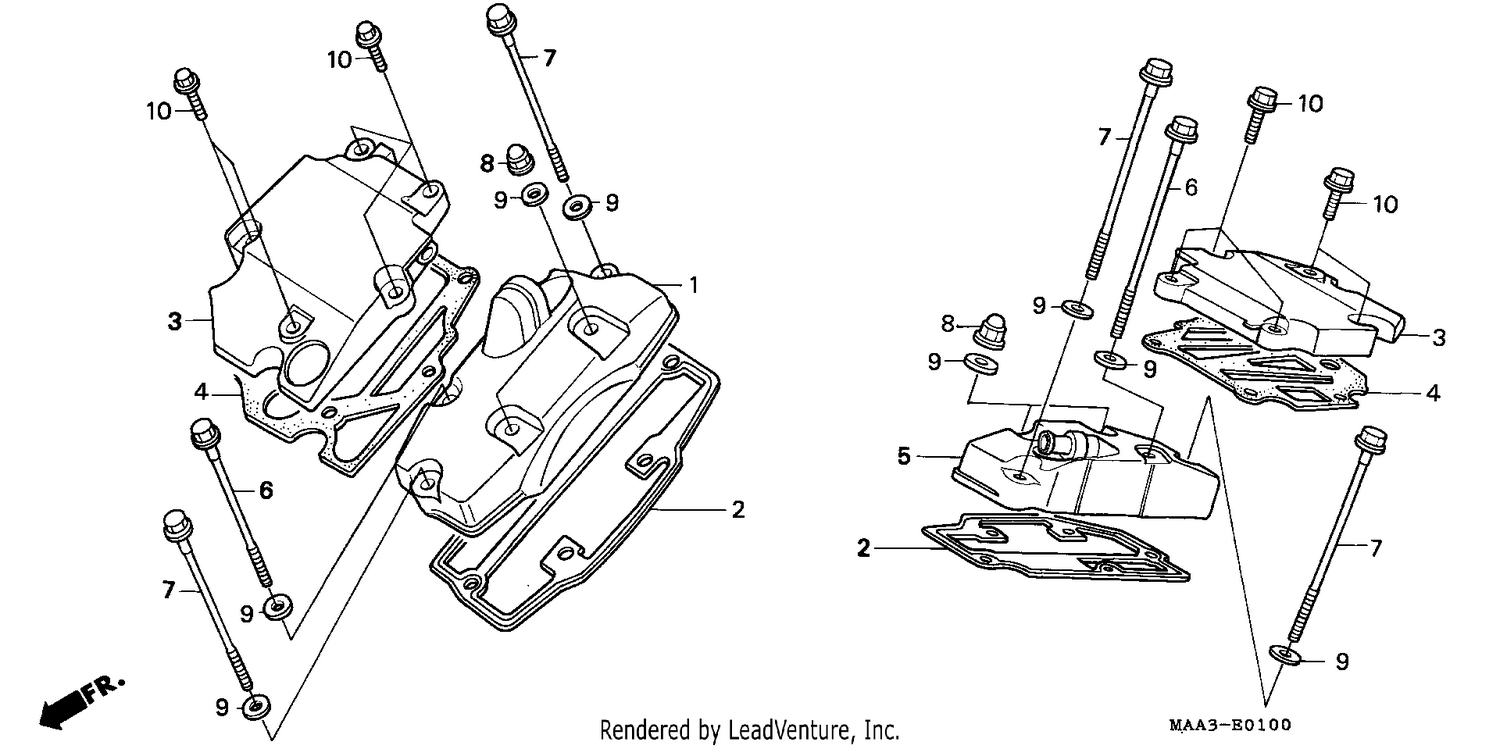 CYLINDER HEAD COVER (VT1100CS/CT)