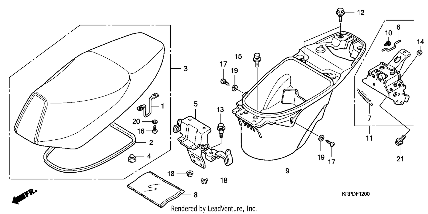 SEAT/LUGGAGE BOX