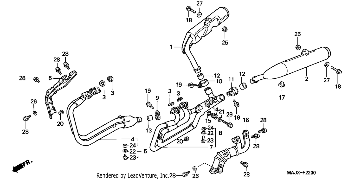 EXHAUST MUFFLER