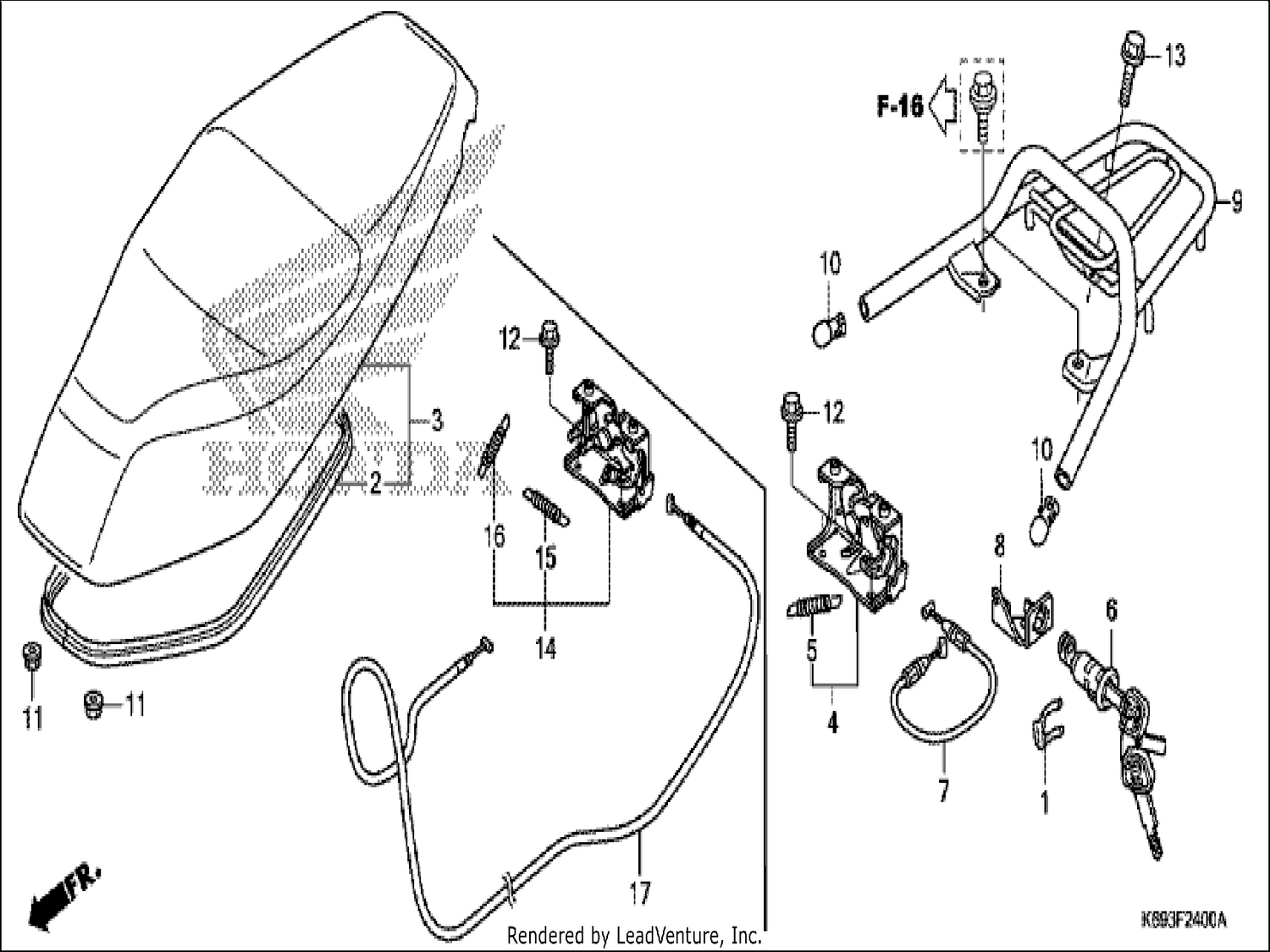  SEAT/REAR CARRIER