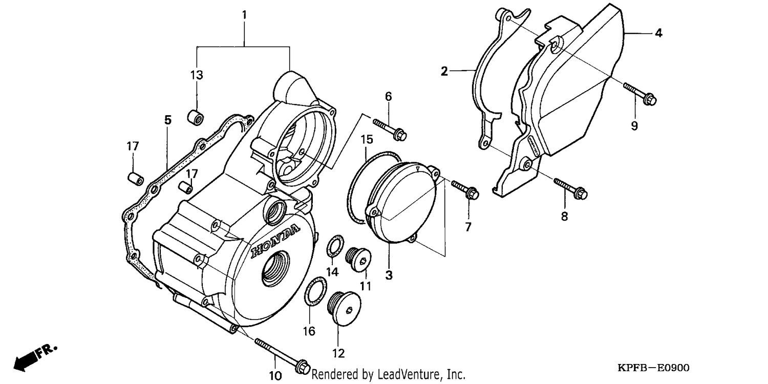 LEFT CRANKCASE COVER