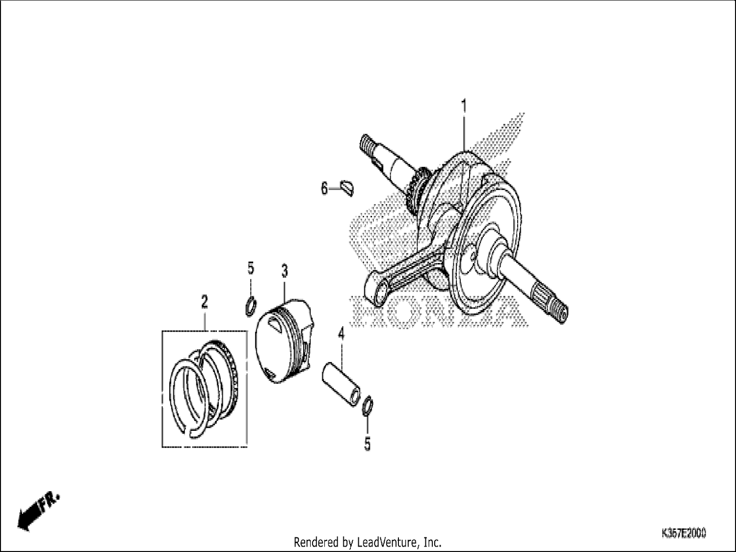 CRANKSHAFT/PISTON