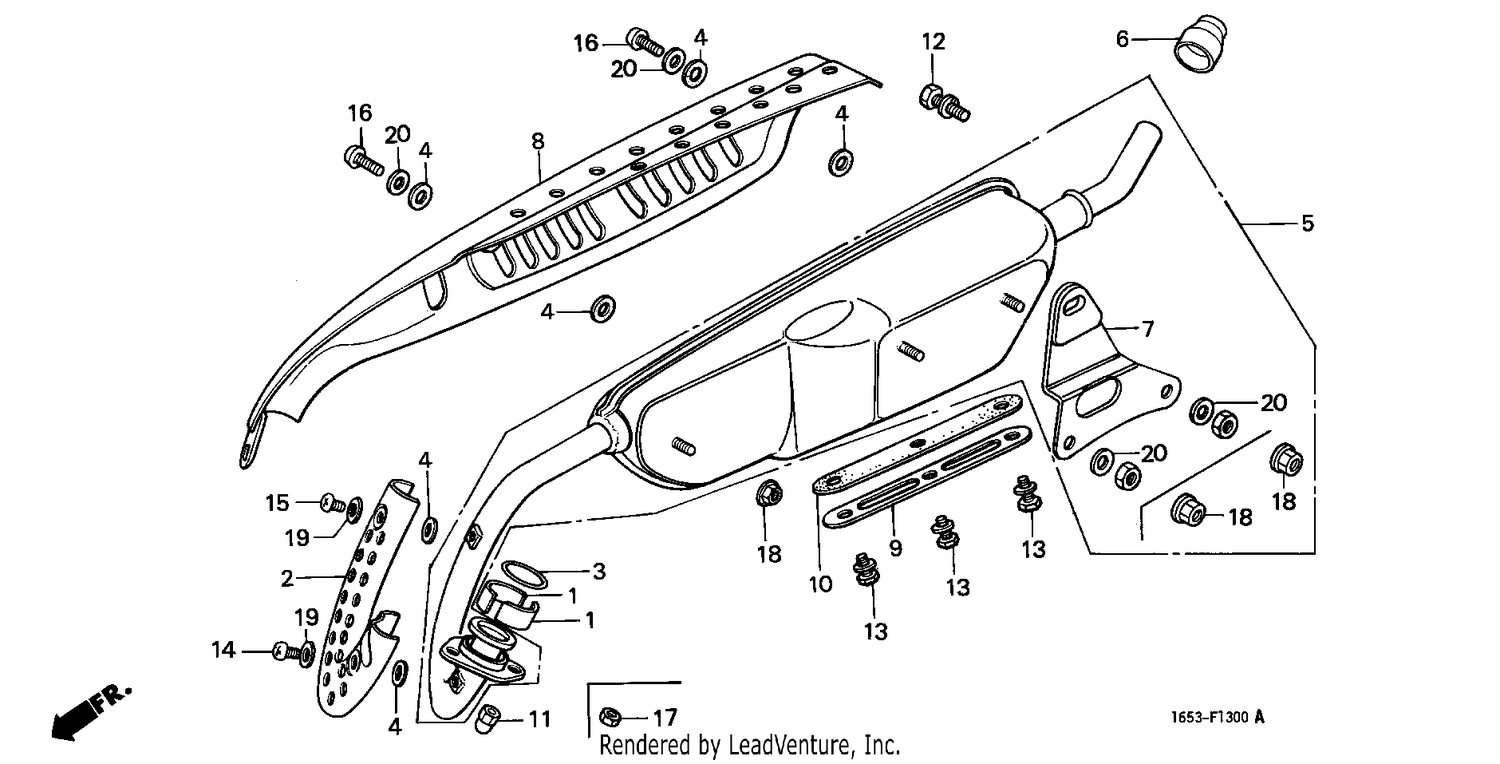 EXHAUST MUFFLER