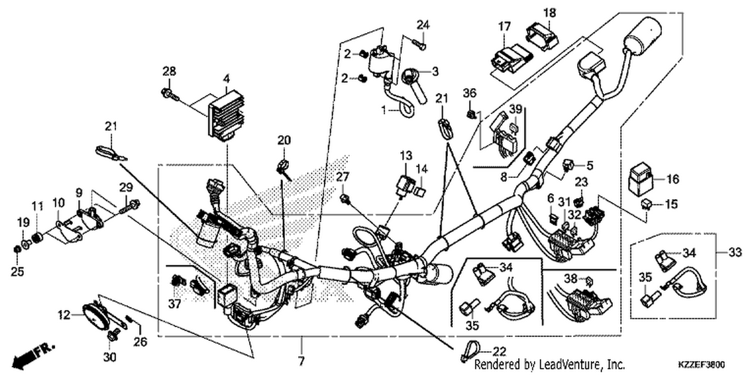 WI RE HARNESS (CRF250L/ LA)
