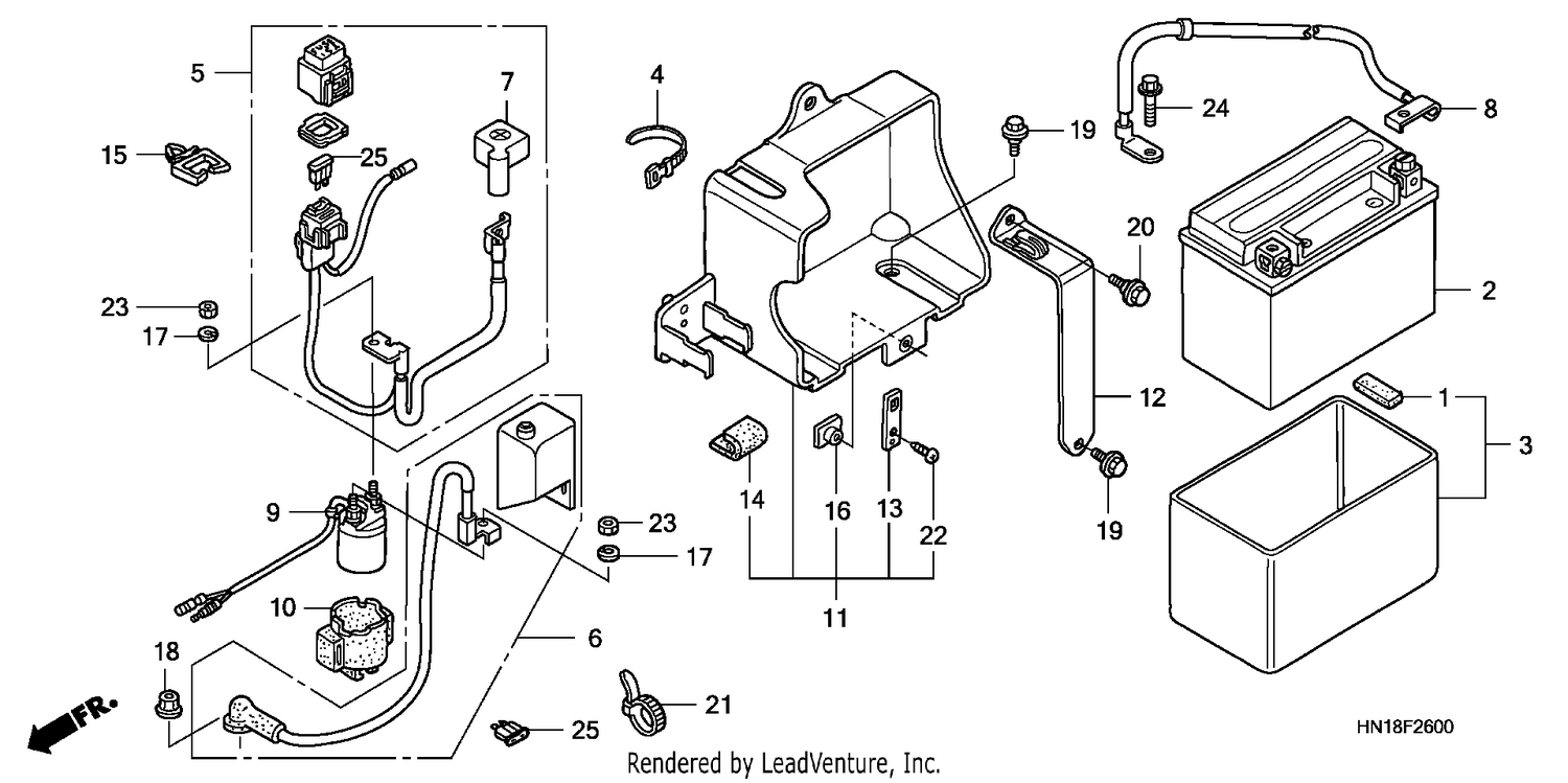 BATTERY (TRX400EX7)